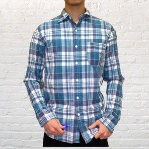 J.Crew | Plaid Secret Wash Long Sleeve Shirt, S